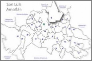 Mapa San Luis Amatlán